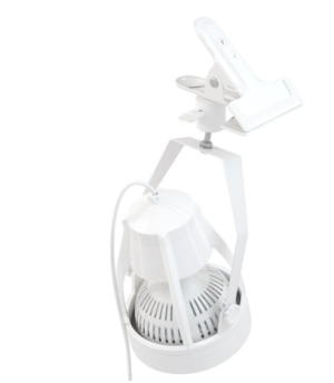 VERTICANA® Clip Holder – Biała oprawa na klips z kablem i włącznikiem | Gniazdo E27