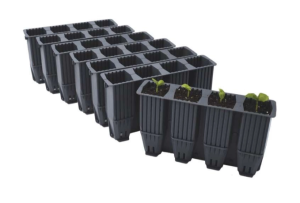 Garland Plastikowe wkłady do ukorzeniania - 28 komórek do ukorzeniania roślin 4x4x12cm g229