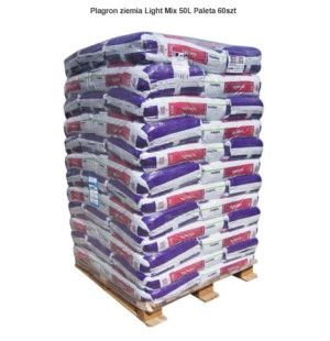 PLAGRON ZIEMIA LIGHT MIX 60 x 50L- Paleta - TYLKO OPŁACONE przed wysyłką!!