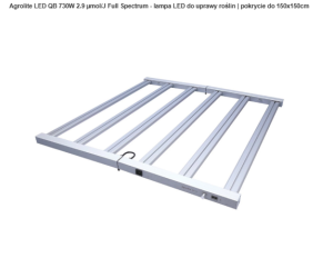 Lampa LED Agrolite QB 730W Full Spectrum BID – Profesjonalne oświetlenie do growbox 150x150 cm