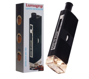 LUMAGNY® Podświetlany mikroskop LED |lupa powiększenie 60-100x