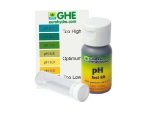 Tester PH GHE Terra Aquatica - specjalistyczny test ph roztoworu / kropelkowy miernik ph