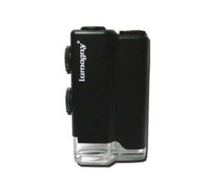 LUMAGNY® Podświetlany mini mikroskop LED | lupa powiększenie 60-100x