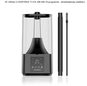 AC Infinity CLOUDFORGE T3 4.5L 240 ml/h 10-programów - ultradźwiękowy nawilżacz