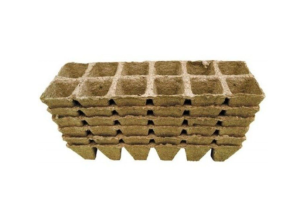Doniczka kwadratowa / taca torfowa 12x Jiffy kwadratowa 6x6x6cm 1szt