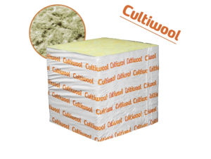 Cultiwool kostka uprawowa z wełny mineralnej 20x20x19,8cm