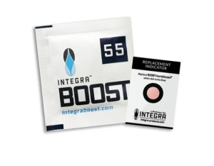 Regulator wilgotności - Integra Boost 55%, 4 x 4g - uwalnia pochłania wilgoć na ok. 56g suszu