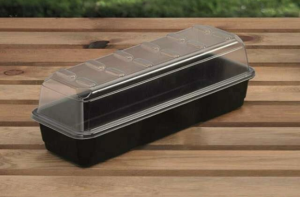 Propagator wąski ukorzeniający z otworami Garland 37,5x13,5x12,5 cm szklarenka G134