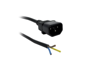 Kabel zasilający do zasilacza / odbłyśnika GRUBY męski C13 IEC ø 3x1,5mm 4m