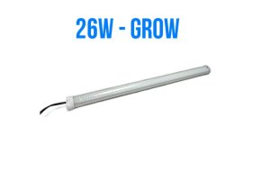 LAMPA VLED GROW 26W, LED 6500K NA WZROST, MONTAŻ W PIONIE I POZIOMIE, DŁ.54cm, DO UPRAWY ROŚLIN, VF TLED