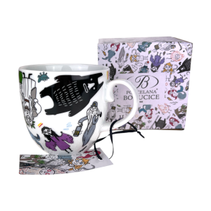 Kubek porcelanowy BEBOKI i Inni Bogucice 450 ml
