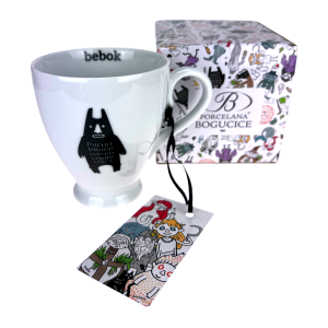 Kubek porcelanowy BEBOK Jigg 350 ml