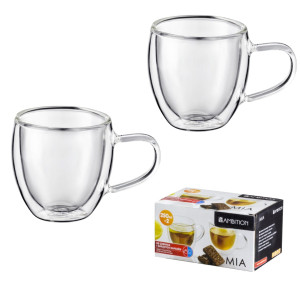 Ambition Komplet 2 kubków / szklanek termicznych Mia 250 ml