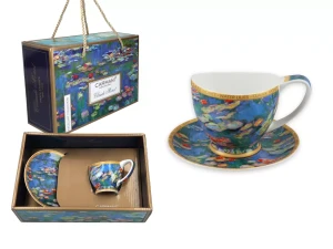 Filiżanka espresso Vanessa C. Monet Lilie wodne CARMANI