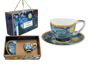 CARMANI Filiżanka espresso Vanessa V. van Gogh,Gwiaździsta Noc