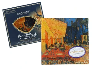 Talerz dekoracyjny Van Gogh - Taras kawiarni w nocy /box