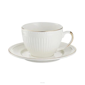 Villa Italia Filiżanka do kawy/herbaty 180 ml porcelanowa EUNICE