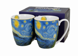 Duo 2 Kubki classic STARRY NIGHT inspired by Van Gogh