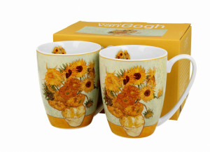 Duo 2 kubki classic SUNFLOWERS inspired by Van Gogh