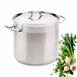 Garnek 28x24 z Pokrywą NOIS 15L Profi Line Ze Stali Nierdzewnej