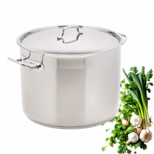 Garnek 32x24 z Pokrywą NOIS 19,4L Profi Line Ze Stali Nierdzewnej