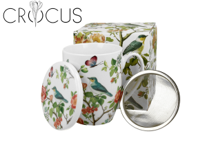 Duo Kubek porcelanowy z zaparzaczem PTAKI NA GAŁĘZI