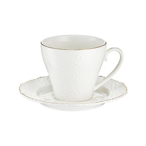 Villa Italia LORETTA Filiżanka porcelanowa ze spodkiem 170 ml