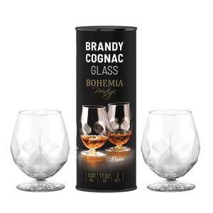 Zestaw 2 Kieliszków Brandy Desire Bohemia Prestige Tuba
