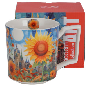 Kubek duży porcelanowy MODERN - SUNFLOWER