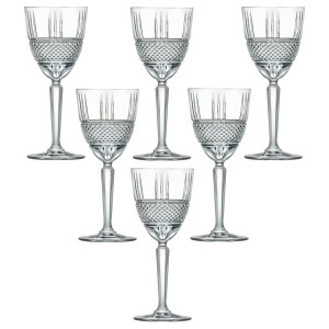 Kryształowe Kieliszki do wody 290 ml RCR BRILLANTE 6 szt