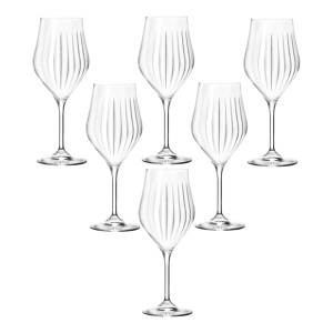 Kryształowe Kieliszki do wina 6 sztuk 400 ml RCR TIMELESS