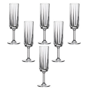 Kryształowe Kieliszki do szampana 150 ml OLIVIA komplet 6 sztuk