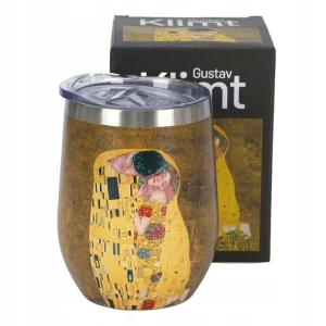 Kubek termiczny ze stali nierdzewnej DUO THE KISS CLASSIC - G.KLIMT 330 ml