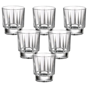 Kryształowe Szklanki 300 ml OLIVIA komplet 6 sztuk
