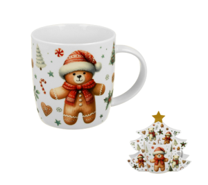 Duo Kubek w opakowaniu „choinka” CHRISTMAS CUTIES 1 – Kolekcja Świąteczna
