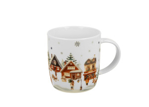 Duo Kubek 325 ml w opakowaniu „choinka” CHRISTMAS VILLAGE – Kolekcja Świąteczna