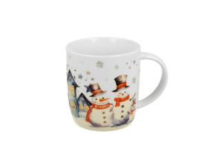 Duo Kubek w opakowaniu „choinka” SNOWMAN – Kolekcja Świąteczna