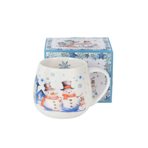 Duo Kubek baryłka 430 ml SNOWMAN – Kolekcja Świąteczna