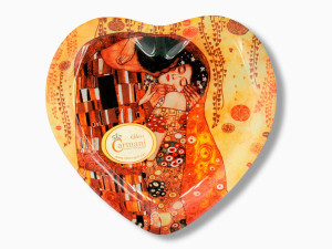 Talerz dekoracyjny - Pocałunek - Klimt - 24.5x23cm /box