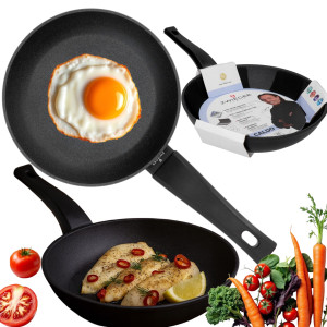 ZWIEGER CALDO PATELNIA 24CM NIEPRZYWIERAJĄCA INDUKCJA GAZ +NAKŁADKA FLICOWA