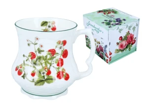 CARMANI Porcelanowy Kubek Babuni - Maliny