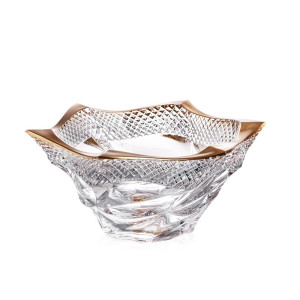 BOHEMIA FLAMENCO PYRAMID&GOLD KRYSZTAŁOWA MISA 295 MM