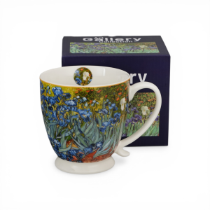 DUO Kubek na stopce IRISES inspired by Van Gogh