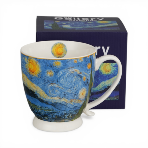 DUO Kubek na stopce STARRY NIGHT inspired by Van Gogh