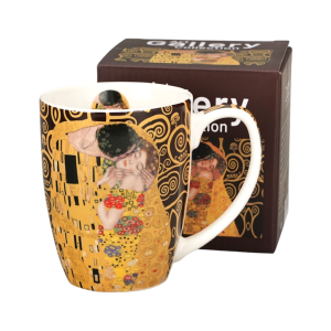 Kubek Classic „The Kiss” Brązowy inspirowany twórczością Klimta