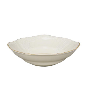 Salaterka porcelanowa Bernadotte Ivory Gold 23 cm