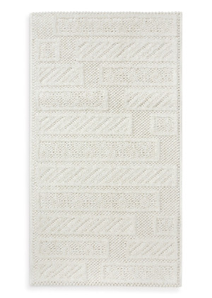 Dywan 80x150 cm kremowy nowoczesny przecierany PORTO1 Eurofirany
