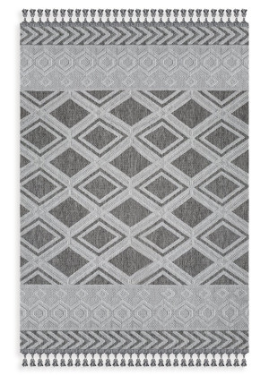 Dywan 80x150 cm jasnoszary boho LINDA4 Eurofirany