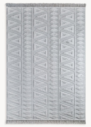 Dywan 80x150 cm srebrny LE MANS5 Eurofirany