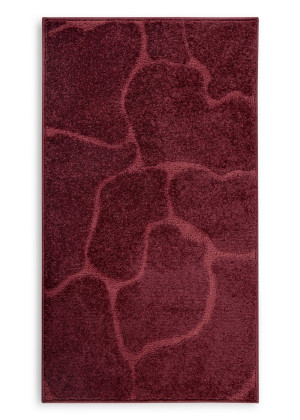 Dywan 80x150 cm bordowy nowoczesny geometryczny ALBA4 Eurofirany